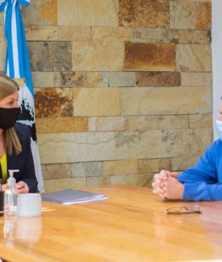 RUÍZ SE REUNIÓ CON EL COORDINADOR DEL CENTRO DE FORMACIÓN PROFESIONAL AGROPECUARIA N° 1 DE PLOTTIER