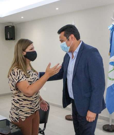 RUIZ MANTUVO UNA MESA DE TRABAJO CON EL MINISTRO DE GOBIERNO Y EDUCACIÓN DE LA PROVINCIA