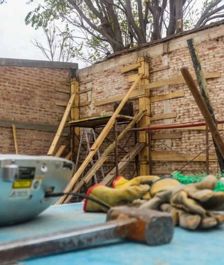 SE ESTÁ CONSTRUYENDO NUEVO PAÑOL MUNICIPAL
