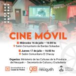 El municipio de Plottier lleva el cine gratuito a los barrios