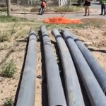 Más obras en Plottier: Reemplazo cloacal en calle Roca
