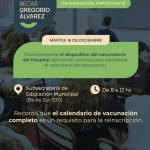 Vacunatorio Móvil en la Subsecretaría de Educación Municipal de Plottier por las Becas Gregorio Álvarez