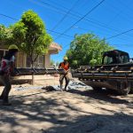 Bertolini supervisó las obras en calle Mosconi
