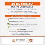 Asueto administrativo por el Aniversario de Plottier