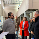 La intendenta Malena Resa y el gobernador Rolando Figueroa recorrieron obras en marcha en Plottier
