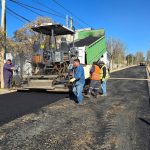Plottier comenzó a pavimentar la avenida Percy Clark